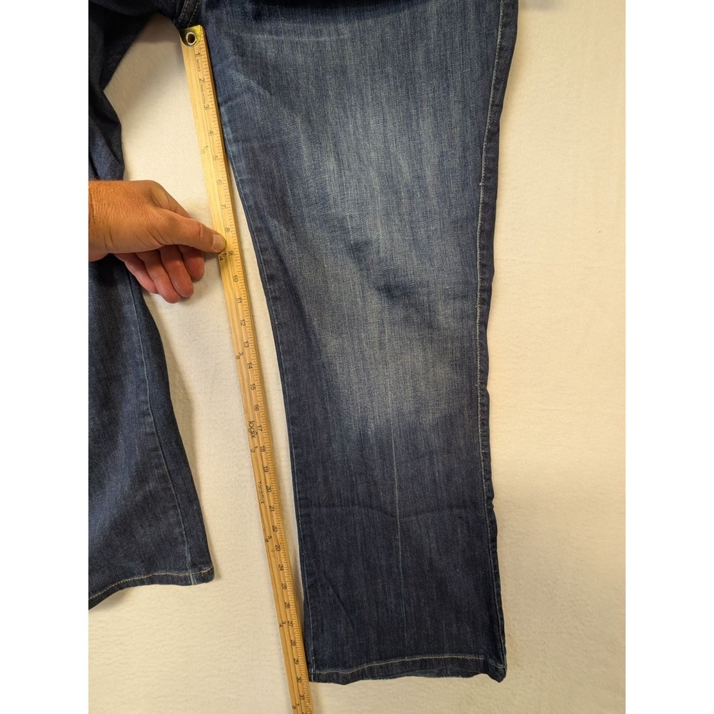 Lee Womens Jeans 20W Midrise Bootcut Medium Blue Denim Blend - Picture 6 of 9